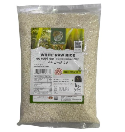 Ceylon House White Raw Rice 1kg